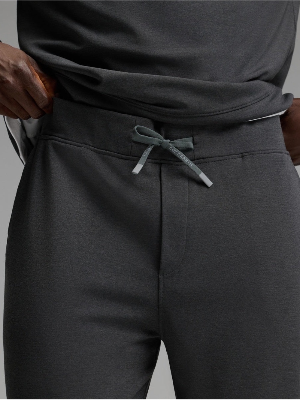 Men's Charcoal Athletic Drawstring Shorts